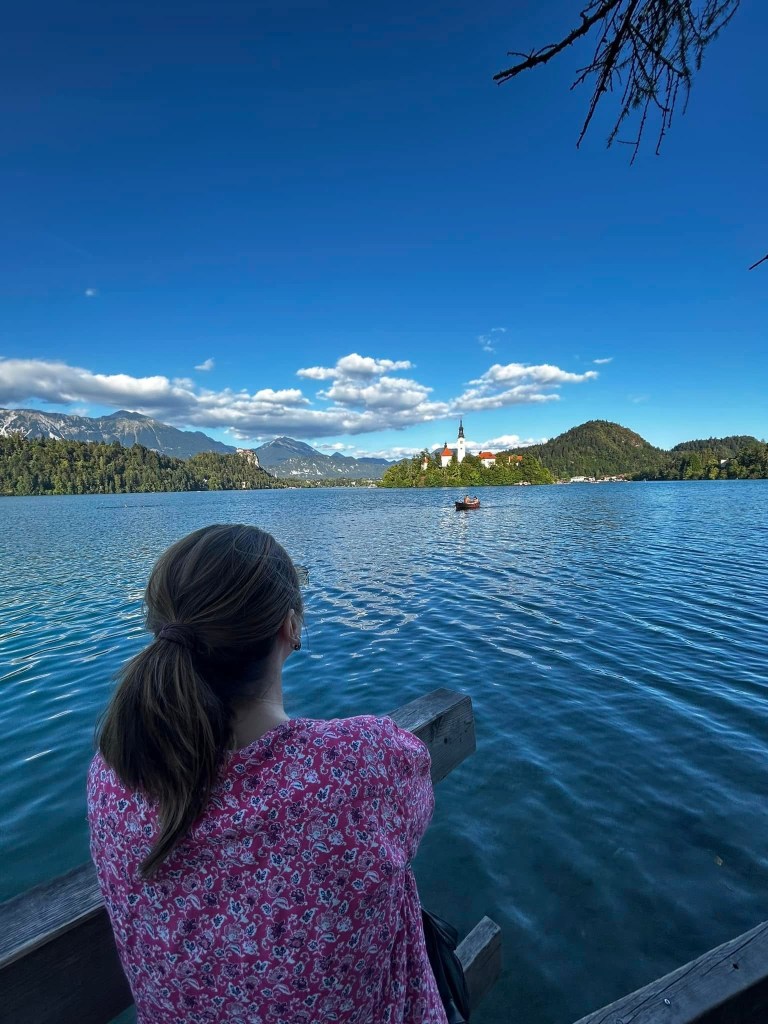 me by the Bled Lake in Slovenia 
