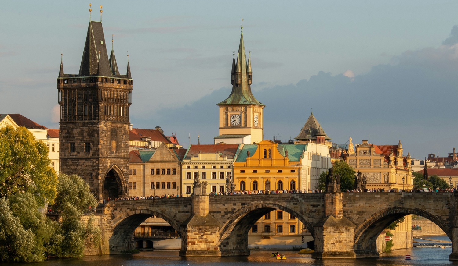 amazing view over Prague in Czech Republic